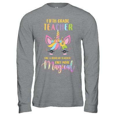 5th Fifth Grade Teacher Cute Magical Unicorn Gift T-Shirt & Hoodie | Teecentury.com