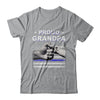 Proud Grandpa Police Thin Blue Line Flag Fathers Day T-Shirt & Hoodie | Teecentury.com