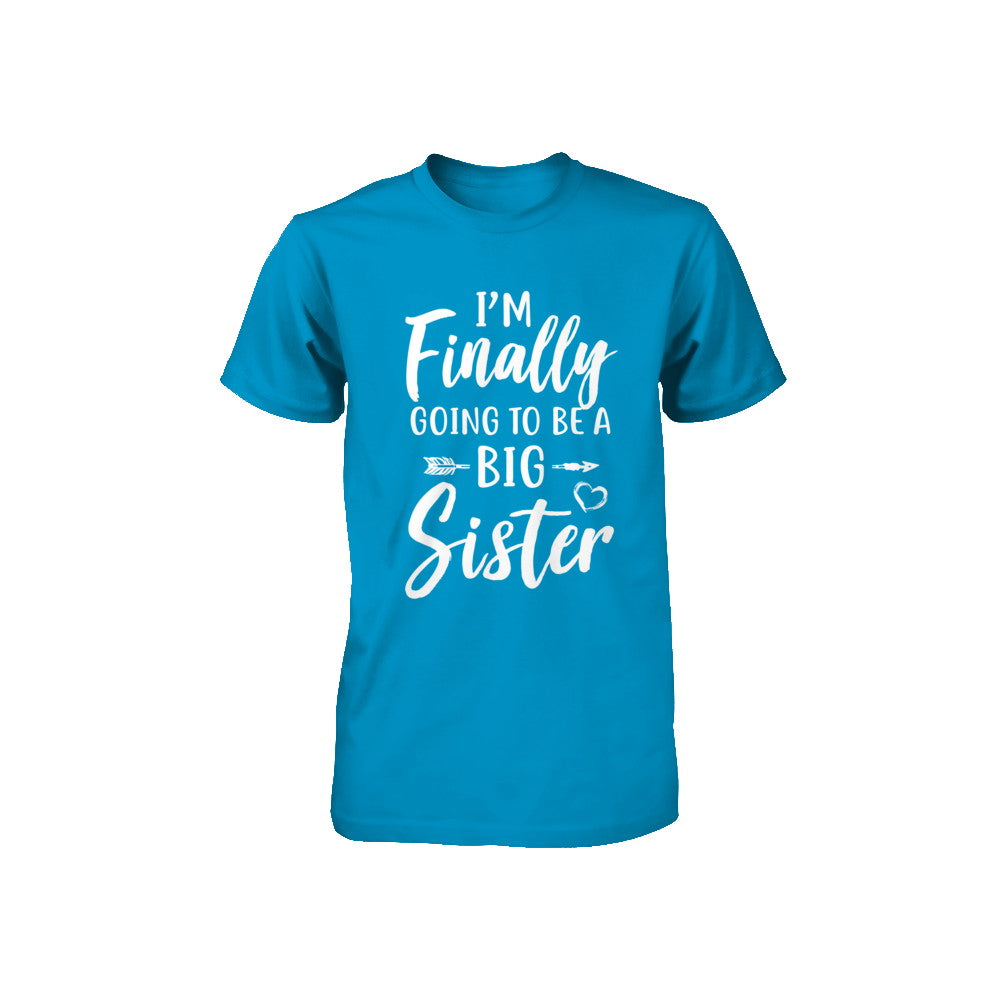 Cute I Am Finally Going To Be A Big Sister Youth Youth Shirt | Teecentury.com
