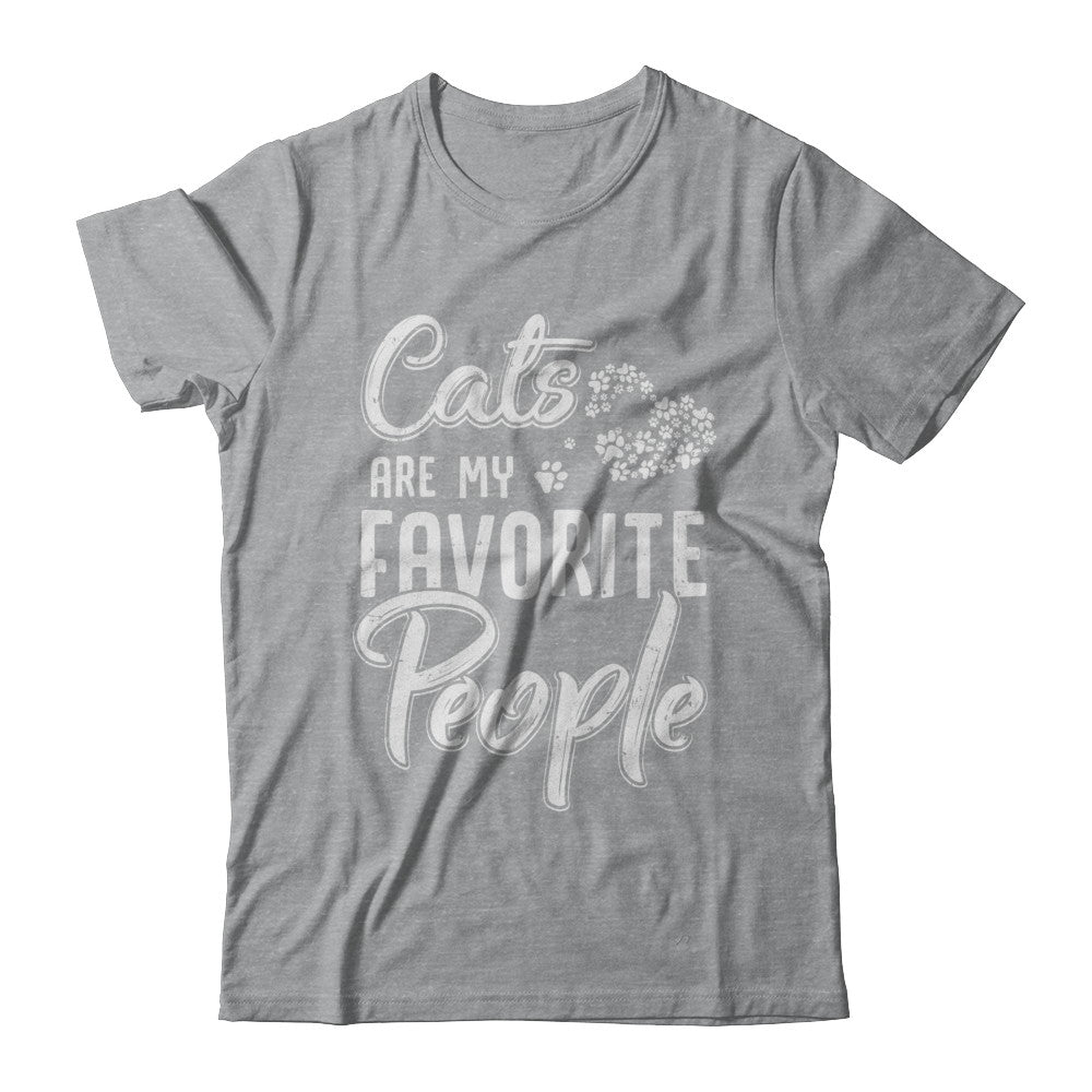 Cats Are My Favorite People Cat Lovers T-Shirt & Hoodie | Teecentury.com