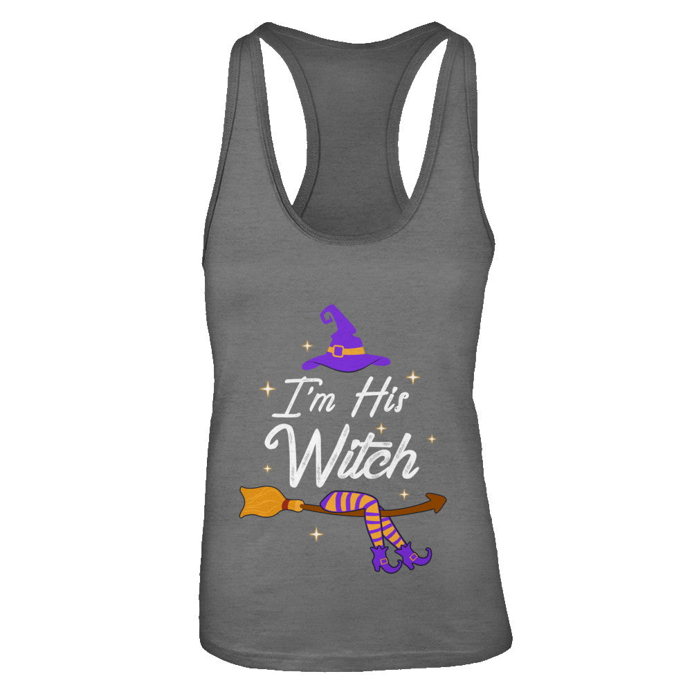I'm His Witch Matching Boyfriends Husband Halloween T-Shirt & Tank Top | Teecentury.com