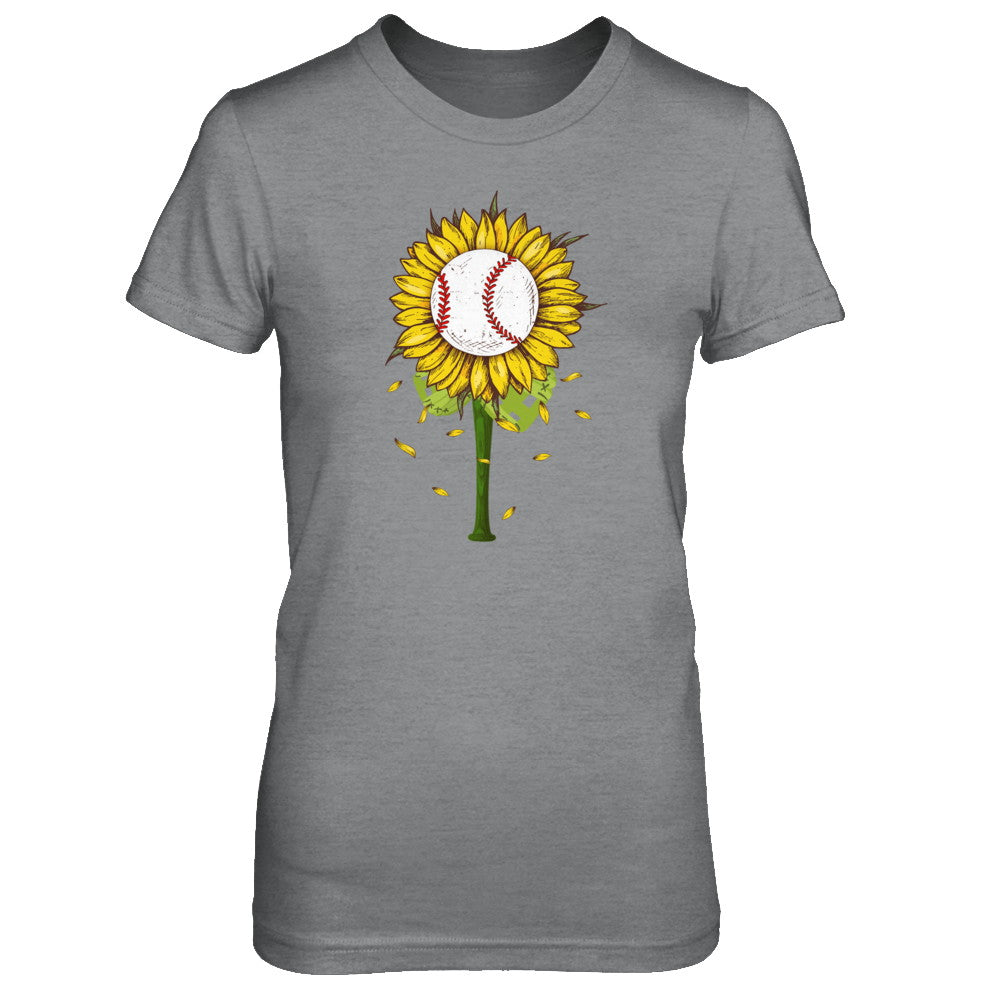 Sunflower Baseball Mom Daughter Lover Gift T-Shirt & Tank Top | Teecentury.com