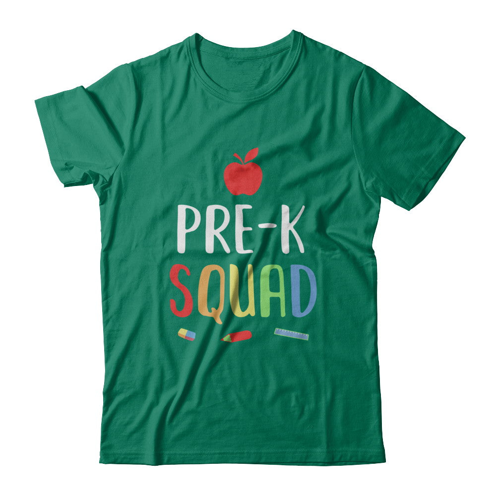 Pre-K Preschool Squad Back To School Teacher Gift T-Shirt & Hoodie | Teecentury.com