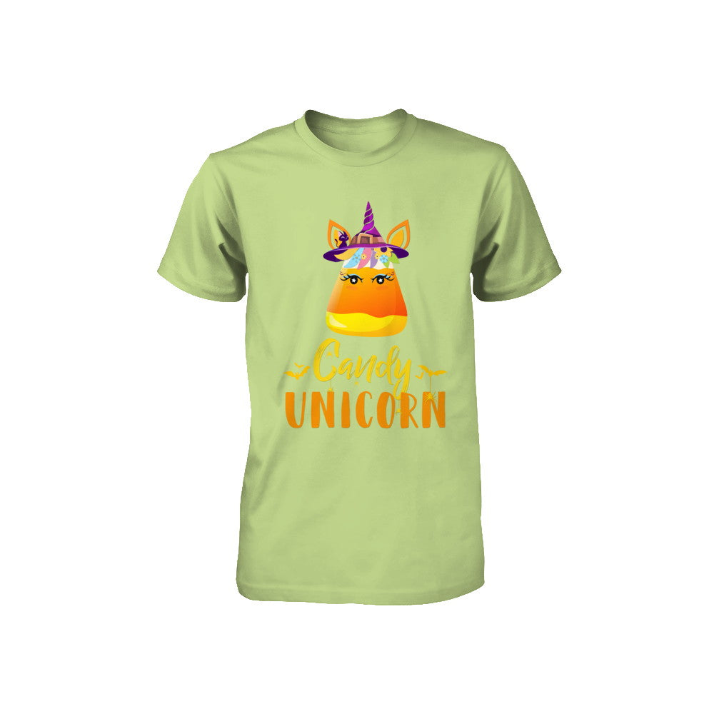 Candy Corn Unicorn Halloween Unicorn For Girls Youth Youth Shirt | Teecentury.com