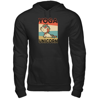 Classic Vintage Retro Yoga Unicorn Funny T-Shirt & Tank Top | Teecentury.com