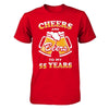 Cheers And Beers To My 55 Years T-Shirt & Hoodie | Teecentury.com