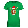Santa Hat Football Reindeer Christmas Gifts T-Shirt & Sweatshirt | Teecentury.com