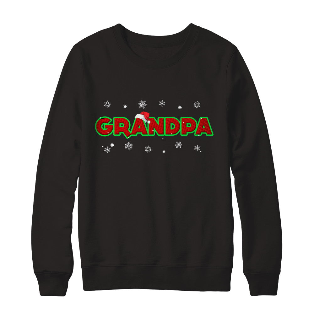 Grandpa Christmas Santa Ugly Sweater Gift T-Shirt & Sweatshirt | Teecentury.com
