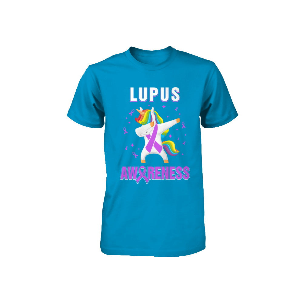 Inspirational Lupus Awareness Unicorn Support Youth Youth Shirt | Teecentury.com