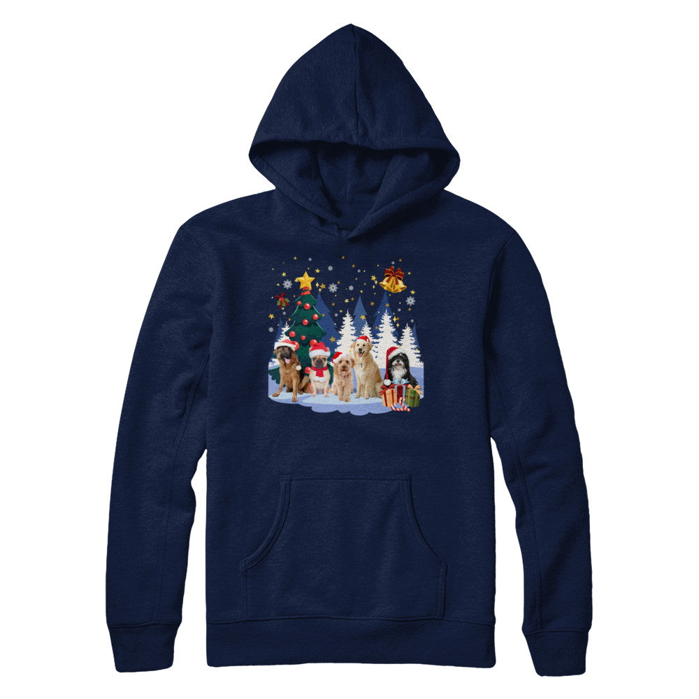 Cute Dogs Claus Christmas T-Shirt & Sweatshirt | Teecentury.com