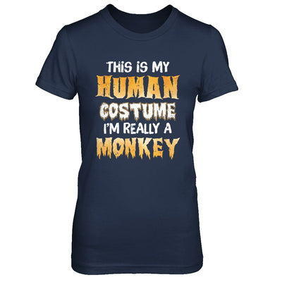 This Is My Human Costume Monkey Halloween T-Shirt & Hoodie | Teecentury.com