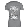 I Asked God For Strength And Courage He Sent Me My Husband T-Shirt & Hoodie | Teecentury.com