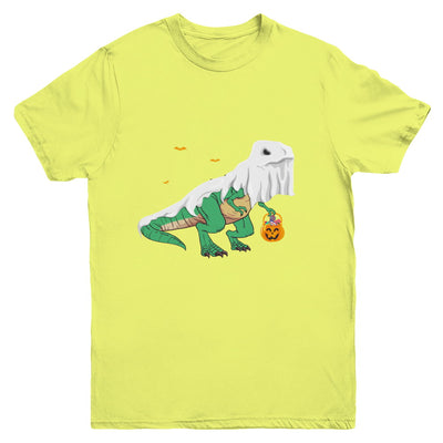 Halloween T Rex Dinosaur Ghost Trick Or Treat Youth Youth Shirt | Teecentury.com