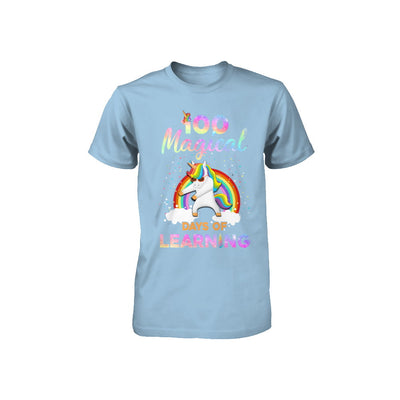 100 Magical Days of Learning Flossing Unicorn Youth Youth Shirt | Teecentury.com