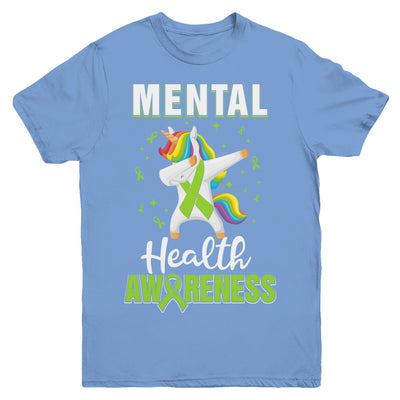 Inspirational Mental Health Awareness Unicorn Support Youth Youth Shirt | Teecentury.com