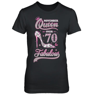 November Queen 70 And Fabulous 1952 70th Years Old Birthday T-Shirt & Hoodie | Teecentury.com