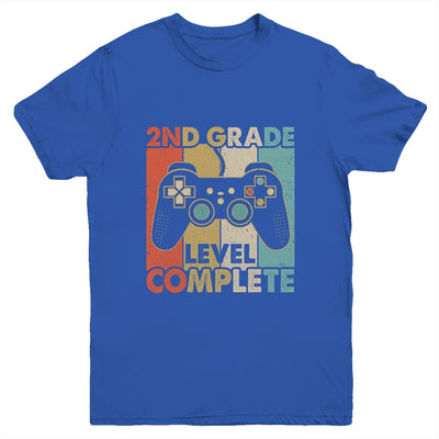 2nd Grade Graduation Level Complete Video Games Boy Kids Youth Shirt | teecentury