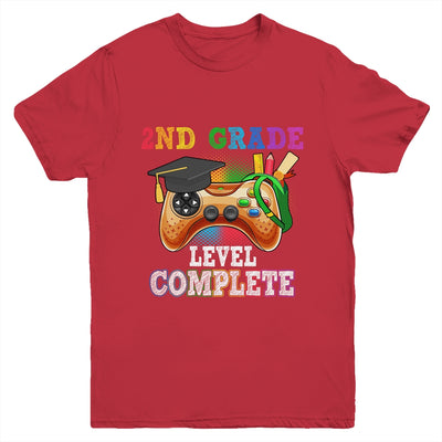 2nd Grade Level Complete Last Day Of School Graduation Youth Shirt | teecentury