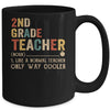 2nd Grade Teacher Definition Funny Back To School First Day Mug Coffee Mug | Teecentury.com