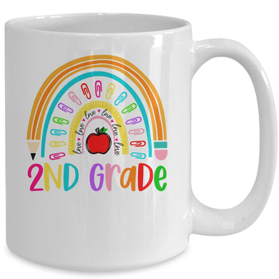 2nd Teacher Rainbow First Day Of Back To School Mug | teecentury
