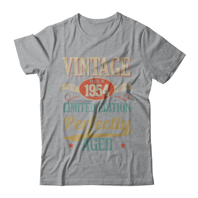 Vintage Premium Made In 1954 65Th Birthday Gift T-Shirt & Hoodie | Teecentury.com