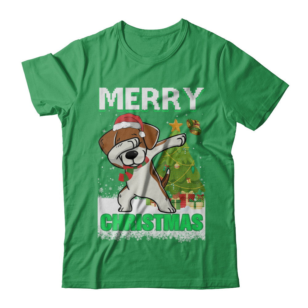 Cute Beagle Claus Merry Christmas Ugly Sweater T-Shirt & Sweatshirt | Teecentury.com