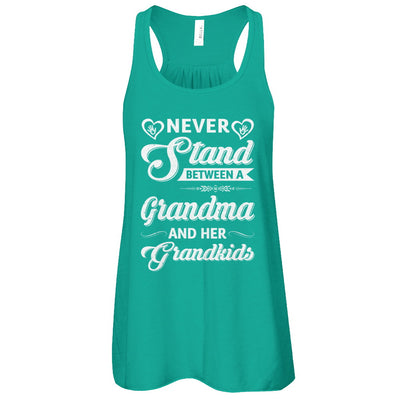 Never Stand Between A Grandma And Her Grandkids Mothers Day T-Shirt & Tank Top | Teecentury.com