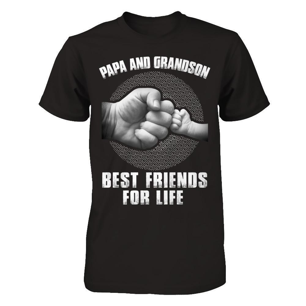 Papa And Grandsons Best Friends For Life T-Shirt & Hoodie | Teecentury.com