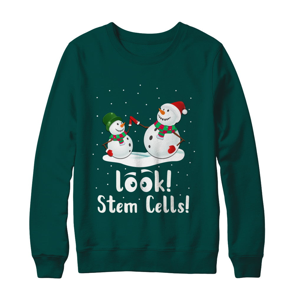 Look Stem Cells Funny Science Xmas Christmas Gifts Shirt