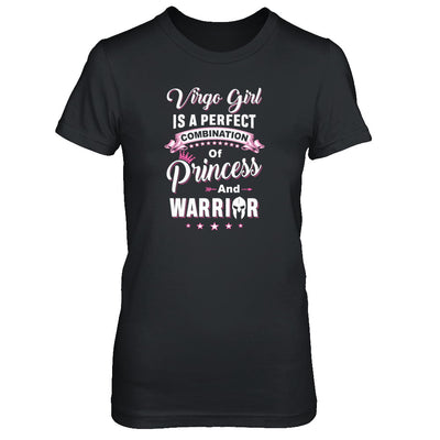 Virgo Girl Princess Warrior August September Birthday T-Shirt & Tank Top | Teecentury.com