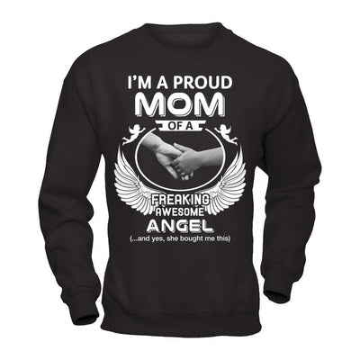 I'm A Proud Mom Of A Freaking Awesome Angel T-Shirt & Hoodie | Teecentury.com