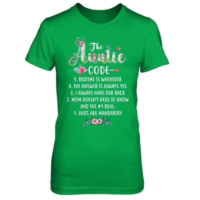 Funny The Auntie Code T-Shirt & Hoodie | Teecentury.com