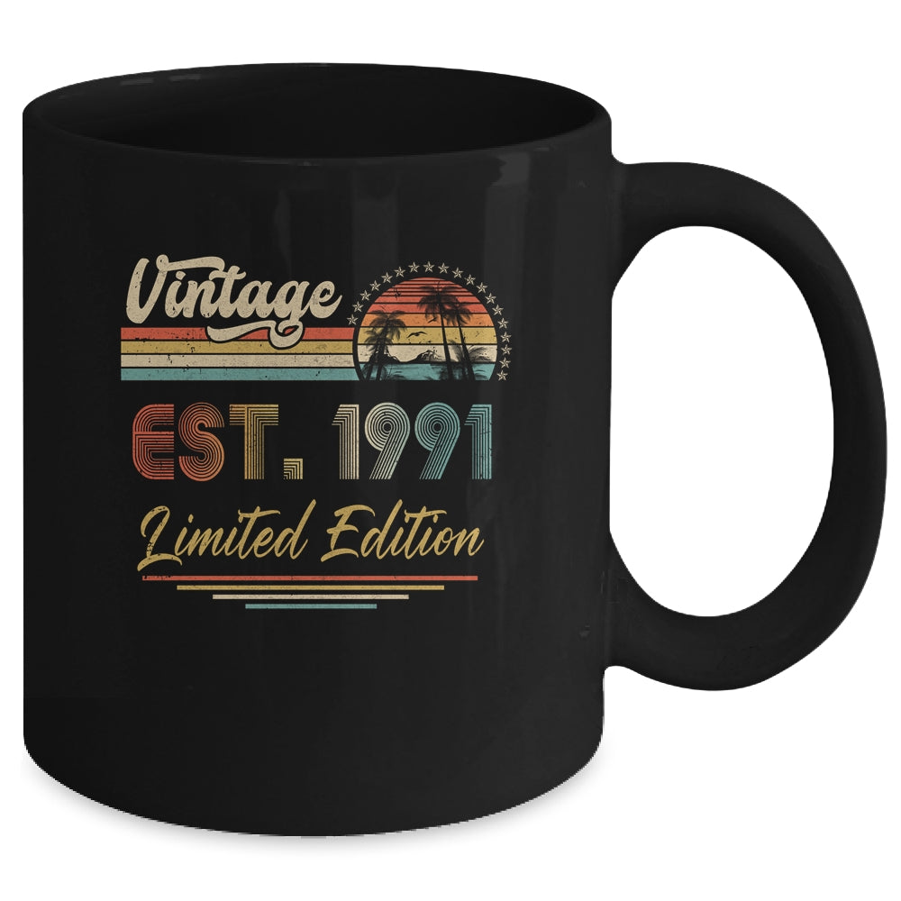 31 Year Old Vintage 1991 Limited Edition 31th Birthday Mug Coffee Mug | Teecentury.com