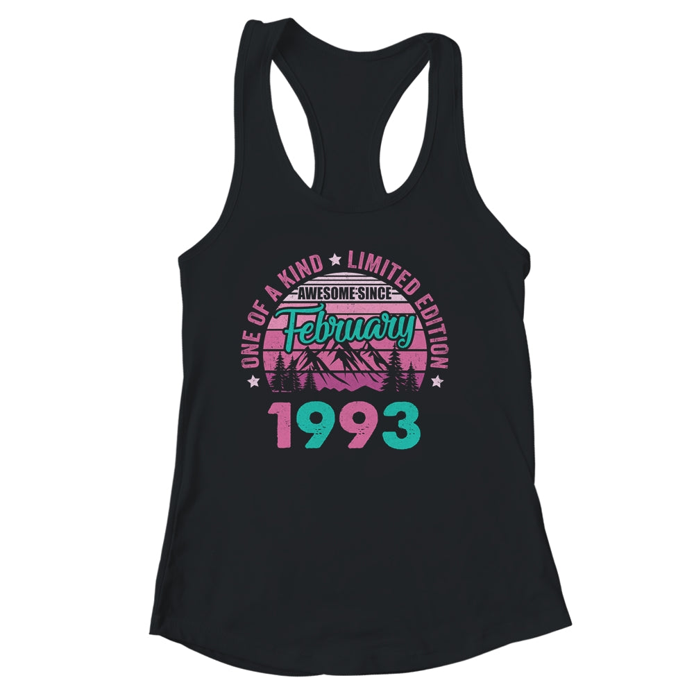 30 Years Old Awesome Since February 1993 30th Birthday Women Shirt & Tank Top | teecentury