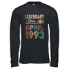 30 Years Old Legendary Since April 1993 30th Birthday Shirt & Hoodie | teecentury