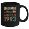 30 Years Old Legendary Since March 1993 30th Birthday Mug | teecentury