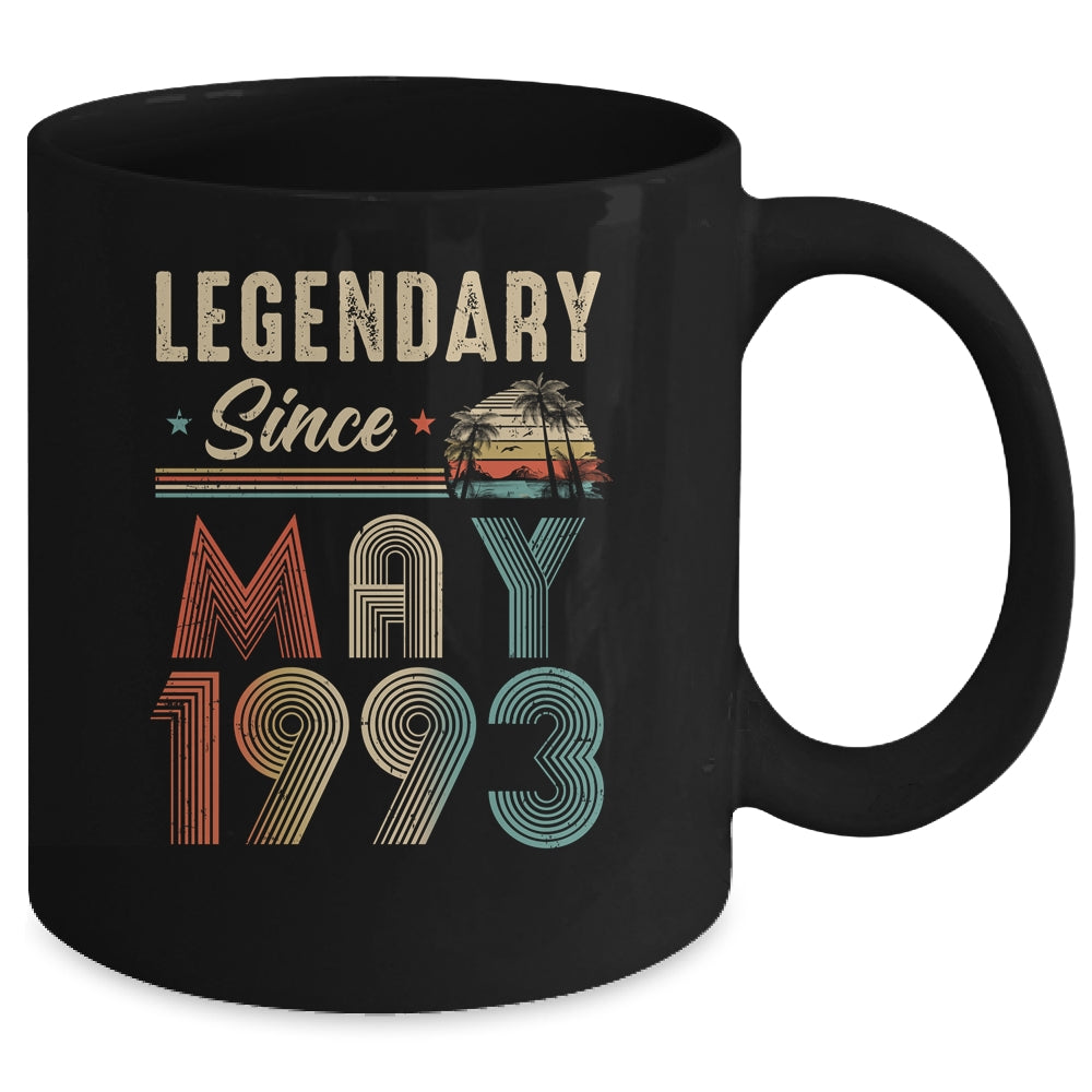 30 Years Old Legendary Since May 1993 30th Birthday Mug | teecentury