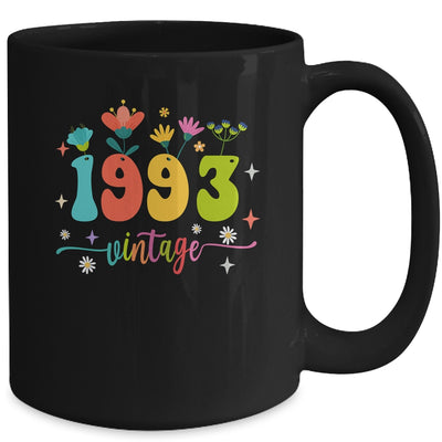 30 Years Old Vintage 1993 30th Birthday Tee Wildflower Mug | teecentury