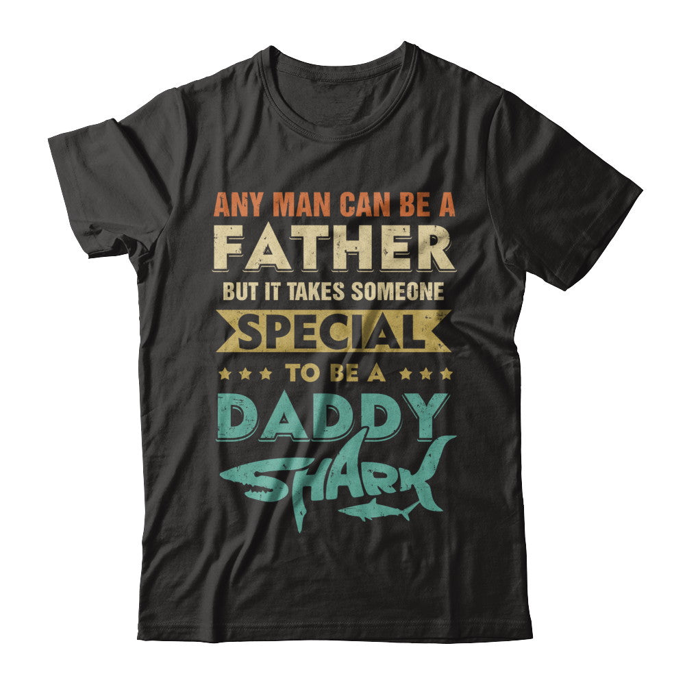 Vintage Someone Special To Be A Daddy Shark Fathers Day T-Shirt & Hoodie | Teecentury.com