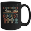 30th Birthday 30 Years Old Legendary Since August 1992 Mug Coffee Mug | Teecentury.com