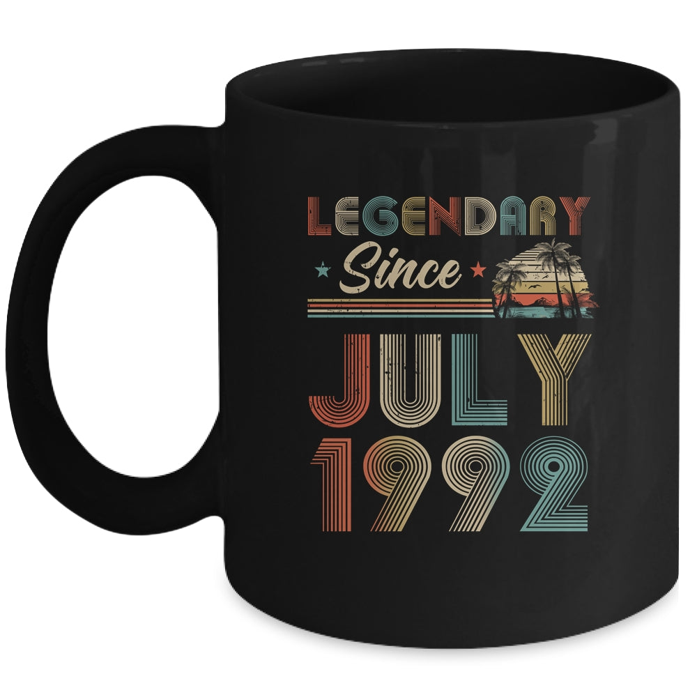 30th Birthday 30 Years Old Legendary Since July 1992 Mug Coffee Mug | Teecentury.com