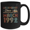 30th Birthday 30 Years Old Legendary Since March 1992 Mug Coffee Mug | Teecentury.com