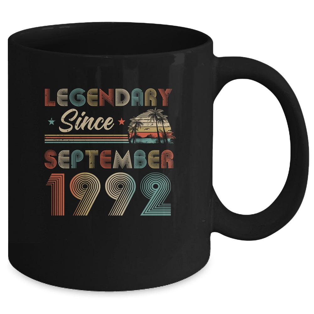 30th Birthday 30 Years Old Legendary Since September 1992 Mug Coffee Mug | Teecentury.com