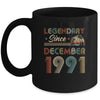 31th Birthday Gift 31 Years Old Legendary Since December 1991 Mug Coffee Mug | Teecentury.com