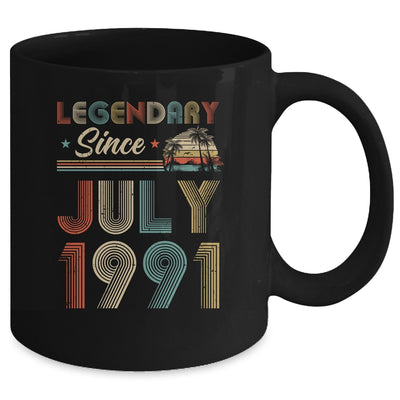 31th Birthday Gift 31 Years Old Legendary Since July 1991 Mug Coffee Mug | Teecentury.com