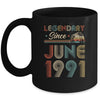 31th Birthday Gift 31 Years Old Legendary Since June 1991 Mug Coffee Mug | Teecentury.com
