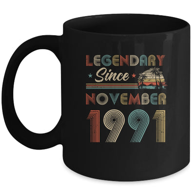 31th Birthday Gift 31 Years Old Legendary Since November 1991 Mug Coffee Mug | Teecentury.com
