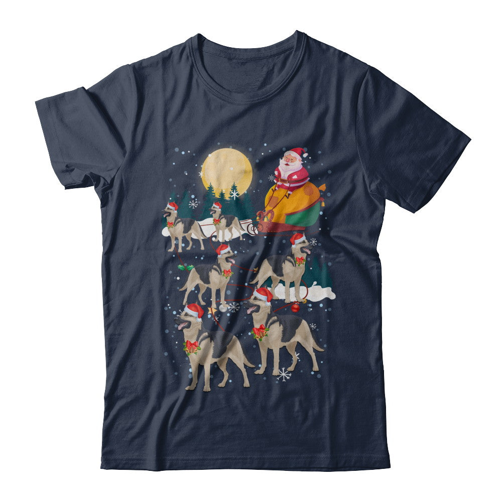 Dog Reindeer German Shepherd Christmas Gift T-Shirt & Sweatshirt | Teecentury.com
