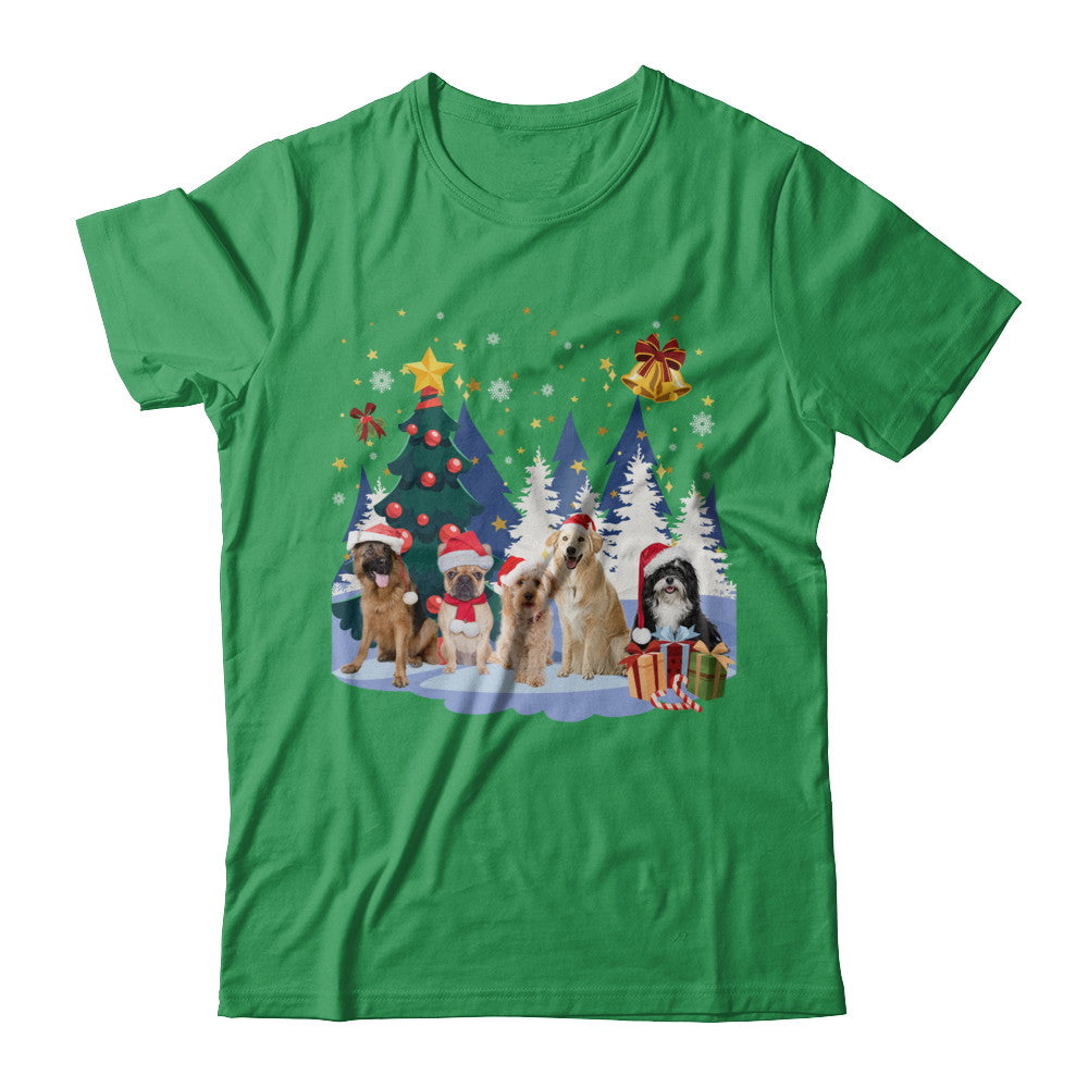 Cute Dogs Claus Christmas T-Shirt & Sweatshirt | Teecentury.com