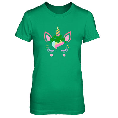 St Patrick's Day Leprechaun Unicorn Face T-Shirt & Tank Top | Teecentury.com